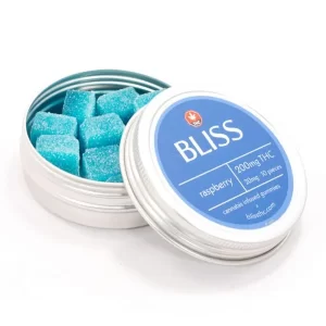Bliss Blue Raspberry THC Gummies