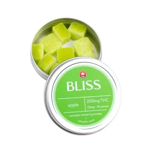 Bliss Green Apple THC Gummies